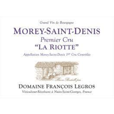Francois Legros Morey-Saint-Denis 1er Cru La Riotte 2022 (6x75cl)