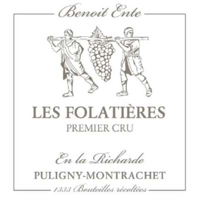 Benoit Ente Puligny-Montrachet 1er Cru Folatieres Richarde Blanc 2022 (3x75cl)