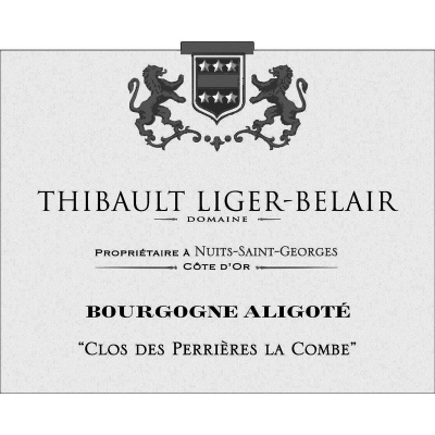 Thibault Liger Belair Bourgogne Aligote Clos des Perrieres la Combe 2018 (6x75cl)