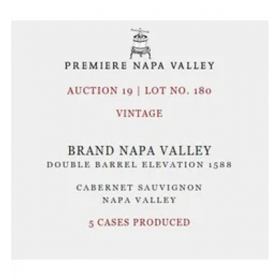 Brand Premiere Napa Valley Double Barrel Elevation 1588 2013 (6x75cl)