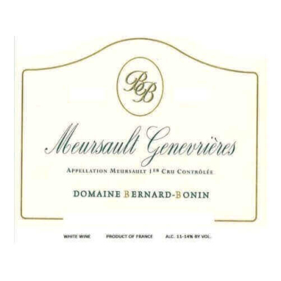 Bernard Bonin Meursault 1er Cru Les Genevrieres 2022 (3x75cl)