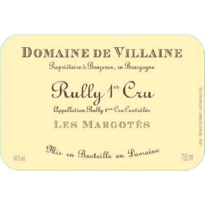 Aubert et Pamela Villaine Rully 1er Cru Les Margotes 2022 (6x75cl)