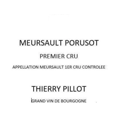 Thierry Pillot Meursault 1er Cru Poruzots 2022 (3x75cl)