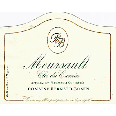 Bernard Bonin Meursault Clos Du Cromin 2022 (1x75cl)
