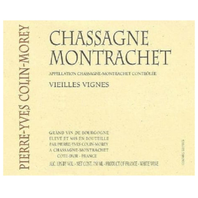 Pierre Yves Colin Morey Chassagne-Montrachet Vv 2022 (6x75cl)