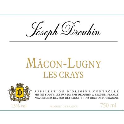 Joseph Drouhin Macon Lugny Les Crays 2022 (6x75cl)