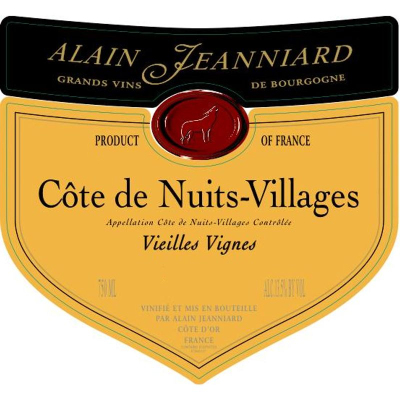 Alain Jeanniard Cotes de Nuits-Villages Vv 2022 (6x75cl)