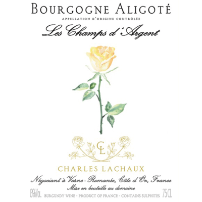 Charles Lachaux Bourgogne Aligote Les Champs D'Argent 2022 (1x75cl)