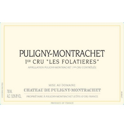 De Montille Puligny-Montrachet 1er Cru Les Folatieres 2017 (12x75cl)
