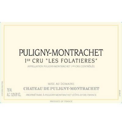 De Montille Puligny-Montrachet 1er Cru Les Folatieres 2018 (3x150cl)