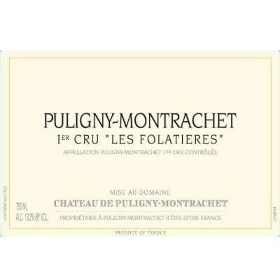 De Montille Puligny-Montrachet 1er Cru Les Folatieres 2018 (3x75cl)