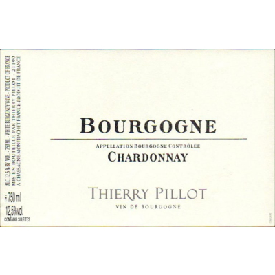 Thierry Pillot Bourgogne Blanc 2022 (6x75cl)