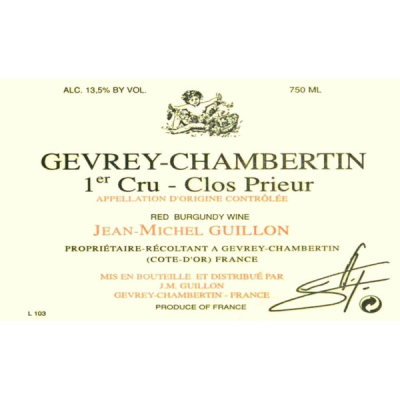 Jean Michel Guillon Gevrey Chambertin 1er Cru Clos Prieur 2022 (6x75cl)