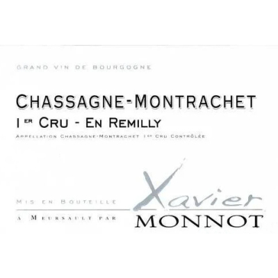 Xavier Monnot Chassagne-Montrachet 1er Cru En Remilly 2022 (6x75cl)