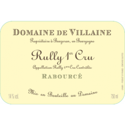 Domaine Aubert et Pamela Villaine Rully 1er Cru Rabource 2018 (6x75cl)