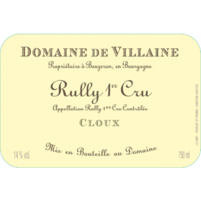 Domaine Aubert et Pamela Villaine Rully 1 Cru Les Cloux 2018 (6x75cl)