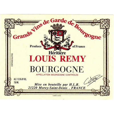Louis Remy Bourgogne Cote D'Or Pinot Noir 2019 (12x75cl)