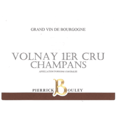 Pierrick Bouley Volnay 1er Cru Champans 2022 (6x75cl)