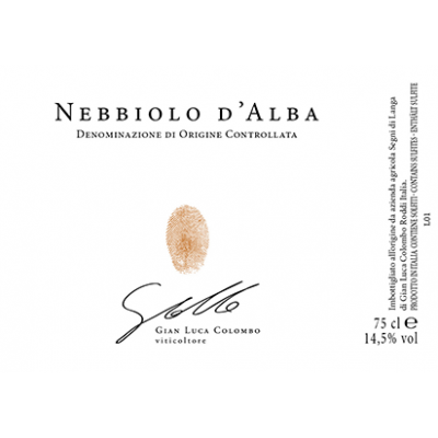 Segni di Langa (Gian Luca Colombo) Nebbiolo d'Alba 2018 (6x75cl)