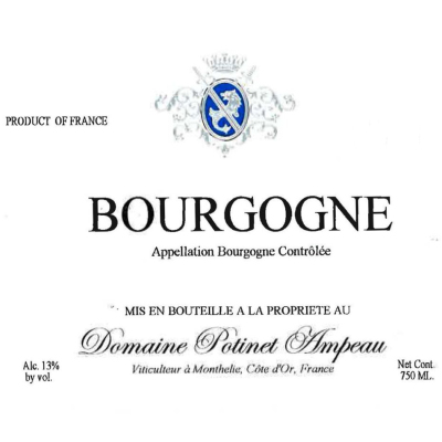 Potinet Ampeau Bourgogne Blanc 2018 (6x75cl)