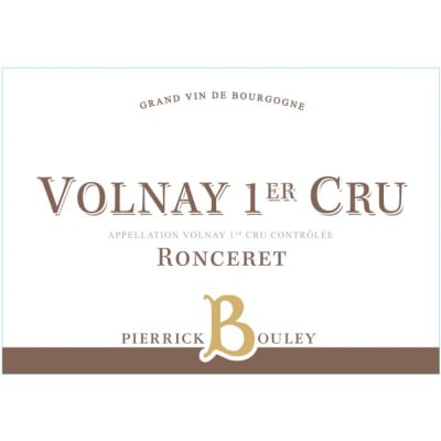 Pierrick Bouley Volnay 1er Cru Le Ronceret 2019 (6x75cl)