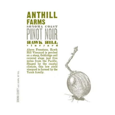 Anthill Farms Hawk Hill Pinot Noir 2021 (6x75cl)