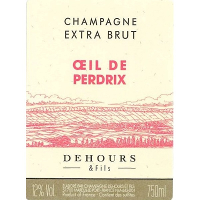 Dehours & Fils Oeil de Perdrix Extra Brut Rose NV (6x75cl)