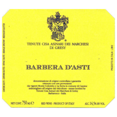 Tenute Cisa Asinari dei Marchesi di Gresy Barbera d'Asti 2020 (6x75cl)