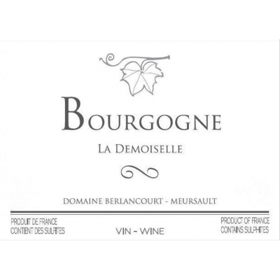 Berlancourt Bourgogne Cuvee la Demoiselle 2018 (6x75cl)