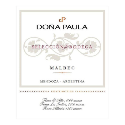 Dona Paula Gualtallary Seleccion Bodega Malbec 2019 (6x75cl)