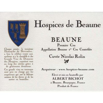 Hospices de Beaune (Albert Bichot) Beaune 1er Cru Cuvee Nicolas Rolin 2018 (6x75cl)