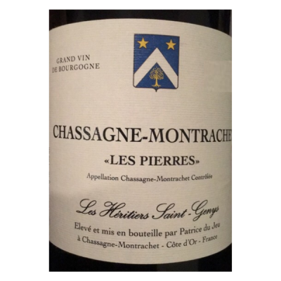 Les Heritiers Saint-Genys Chassagne-Montrachet Les Pierres 2022 (6x75cl)
