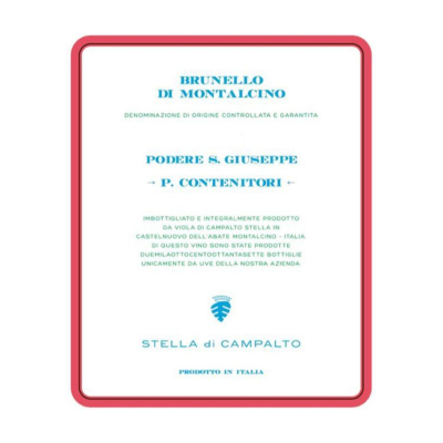 Stella di Campalto (Podere S.Giuseppe) Piccoli Contenitori Brunello di Montalcino 2016 (1x150cl)