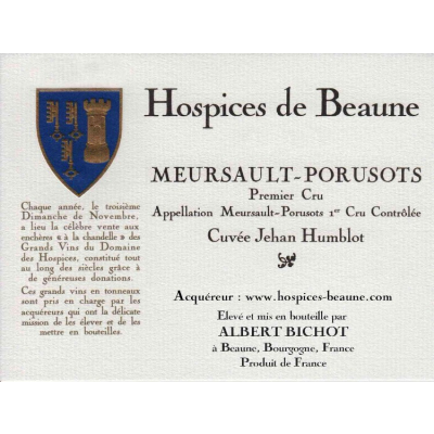 Hospices de Beaune (Ramonet) Meursault 1er Cru Porusot Cuvee Jehan Humblot 2022 (6x75cl)