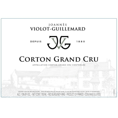 Joannes Violot-Guillemard Corton Grand Cru 2019 (6x75cl)