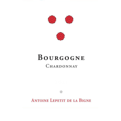 La Pierre Ronde (Antoine Lepetit de la Bigne) Bourgogne Chardonnay 2022 (6x75cl)