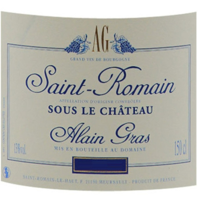 Alain Gras Saint-Romain Sous le Chateau 2022 (1x75cl)