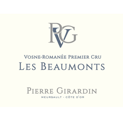 Pierre Girardin Vosne-Romanee 1er Cru Les Beaumonts 2022 (3x75cl)