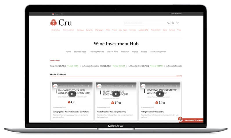 Fine wine investment hub - Cru's home of learning how to invest in wine